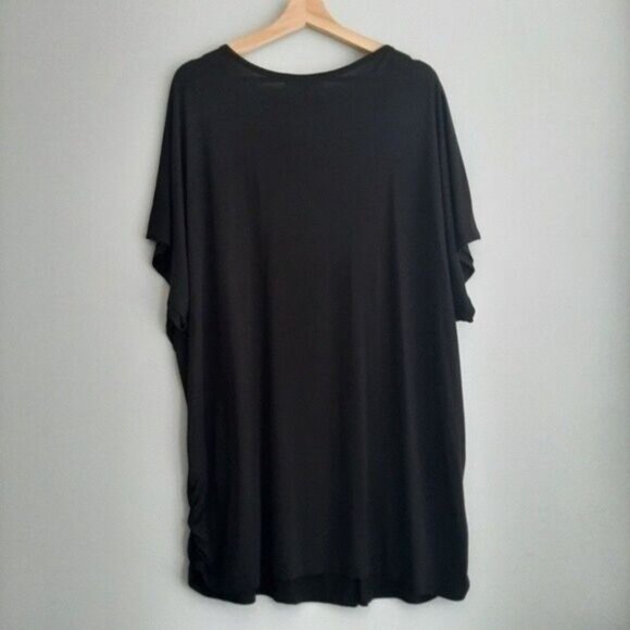 ADDITION ELLE Short Sleeve Tunic Top Beaded Neckline PLUS Sz 4X - Picture 6 of 10